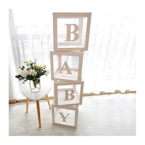 White Surprise Box For Baby Shower Birthday Party Balloon Decor Boxes