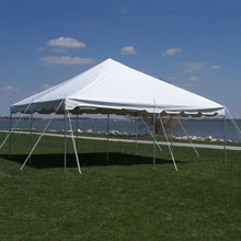 Load image into Gallery viewer, 20&#39; x 20&#39; Standard Canopy POLE TENT  - White FOR RENT
