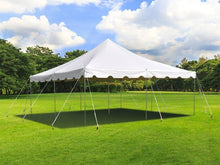 Load image into Gallery viewer, 20&#39; x 20&#39; Standard Canopy POLE TENT  - White FOR RENT
