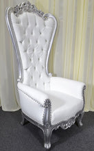 Load image into Gallery viewer, Queen or King Chair Silver
