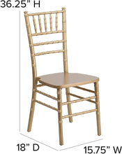 Load image into Gallery viewer, Gold Chiavari Chair
