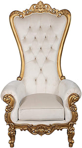 Queen or King Chair Gold