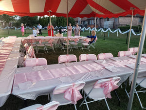 20' x 20' Standard Canopy Pole Tent - Red & White