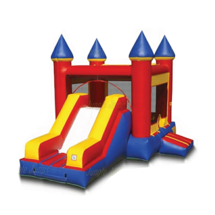 combo castle red blue yellow inflatable