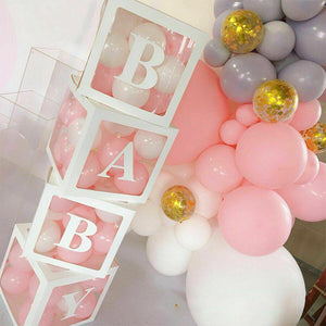 White Surprise Box For Baby Shower Birthday Party Balloon Decor Boxes