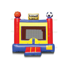 Load image into Gallery viewer, Sports themed Inflatable Bouncer for rent
