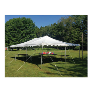 20' x 30'  Standard Canopy POLE TENT  - White FOR RENT