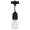 String Light 12-Light 24 ft. Black Commercial Incandescent