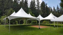 Load image into Gallery viewer, 20 x 20 High Peak Frame luxury Party Tent - White
