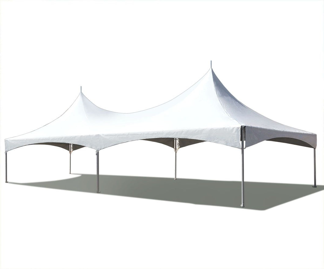 20' x 40' High Peak Frame Party Tent - White FOR RENT