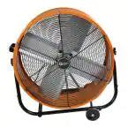 24 in. Heavy Duty 2-Speed Direct Drive Tilt Drum Fan