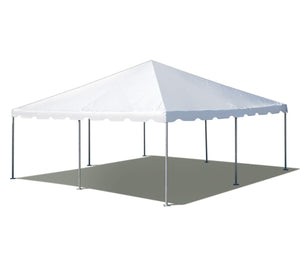 20' x 20' PVC Weekender West Coast Frame Party Tent - White